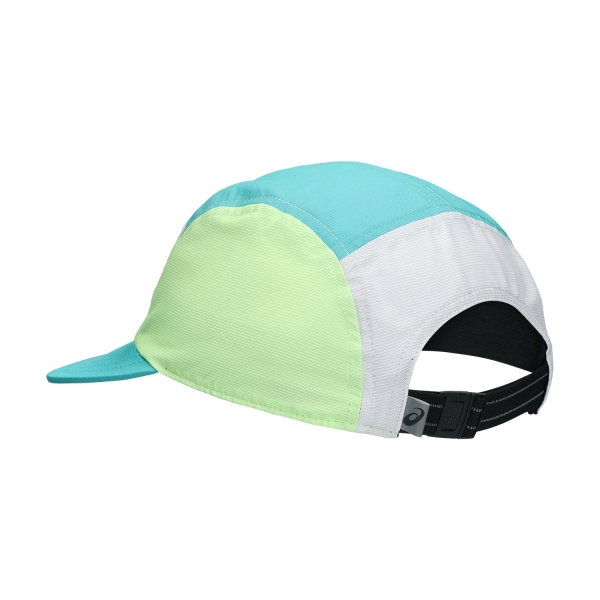 ASICS 5 Panel Cap - Energy Aqua/White