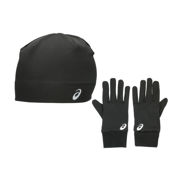 Beanies ASICS Winter Pack Beanie and Gloves  Performance Black 3013B428001