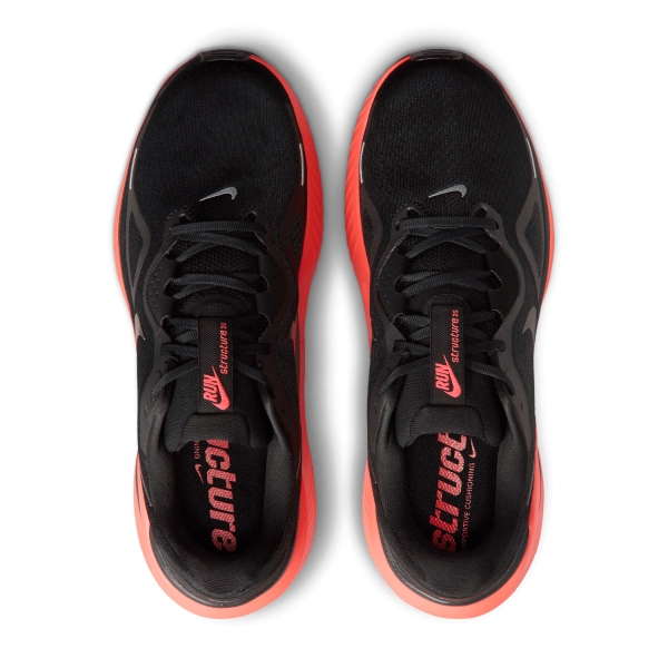 Nike Structure 26 - Black/Metallic Dark Grey/Bright Crimson