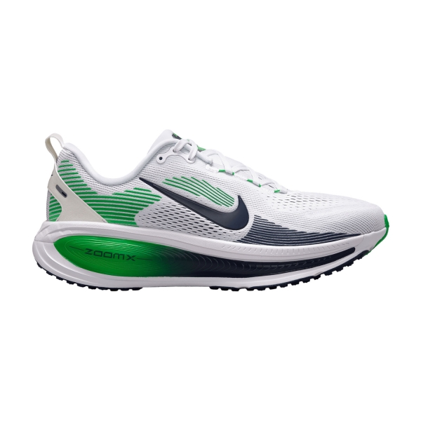 Men's Neutral Running Shoes Nike Vomero 18  White/Midnight Navy/Green Spark HM6803115