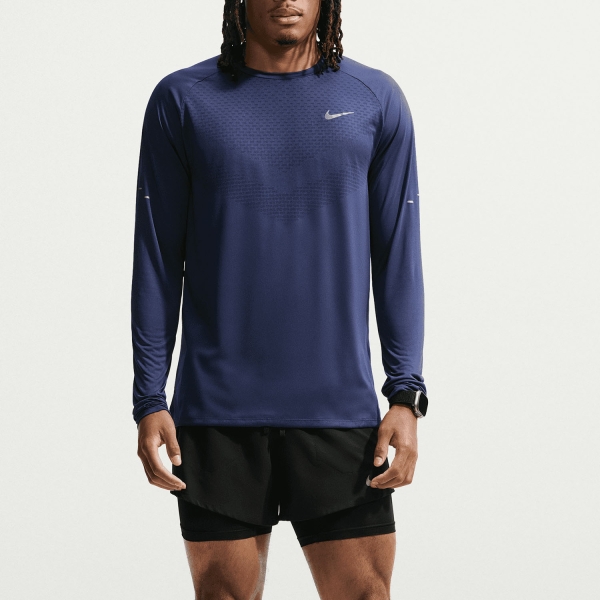  Nike DriFIT ADV Stride Shirt  Midnight Navy/Reflective Silver HV2702410