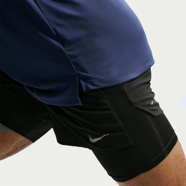 Nike Dri-FIT ADV Stride Camisa - Midnight Navy/Reflective Silver