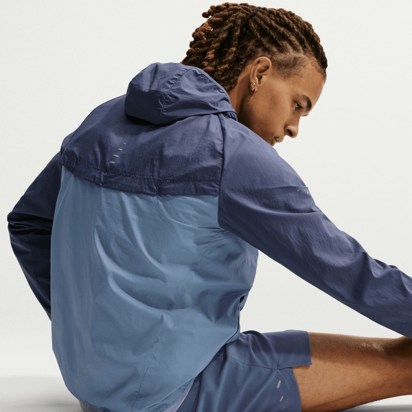 Nike Dri-FIT UV Stride Jacket - Diffused Blue/Work Blue/Reflective Silver