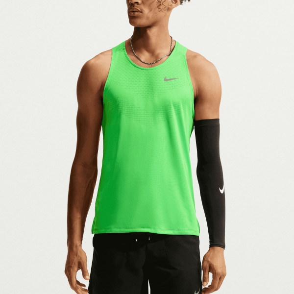 Men's Running Tank Nike DriFIT ADV Stride Tank  Green Spark/Reflective Silver HV5210329