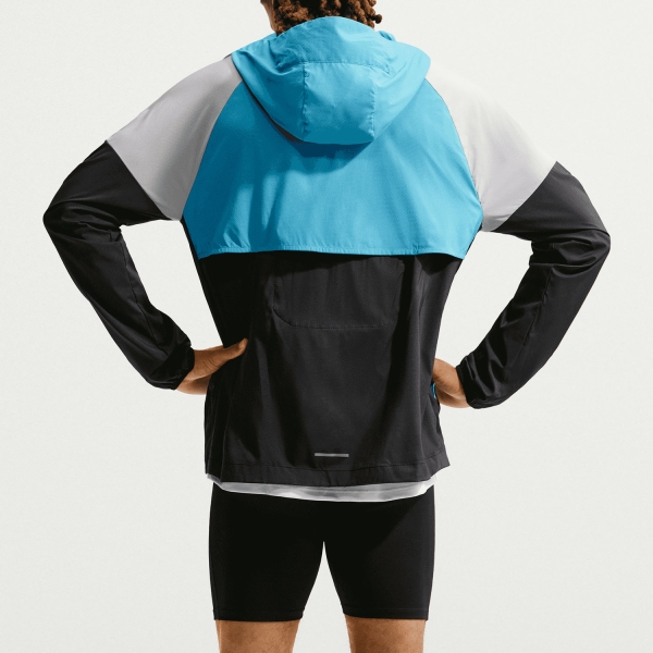 Nike Impossibly Jacket - Black/Light Current Blue/Wolf Grey