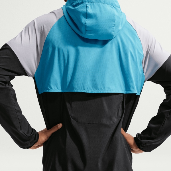 Nike Impossibly Jacket - Black/Light Current Blue/Wolf Grey