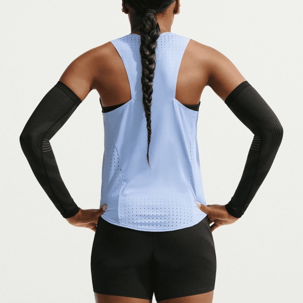 Nike AeroSwift Dri-FIT ADV Tank - Aluminum/Atomic Pink