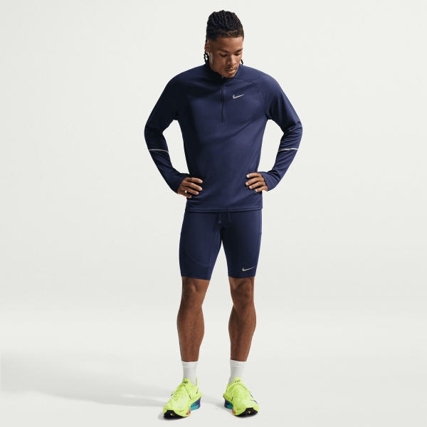 Nike Dri-FIT Stride 9.5in Shorts - Midnight Navy/Reflective Silver