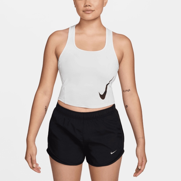 Women's Running Tank Nike Tempo Swoosh Top  White/Reflective Silver/Black IF5005100