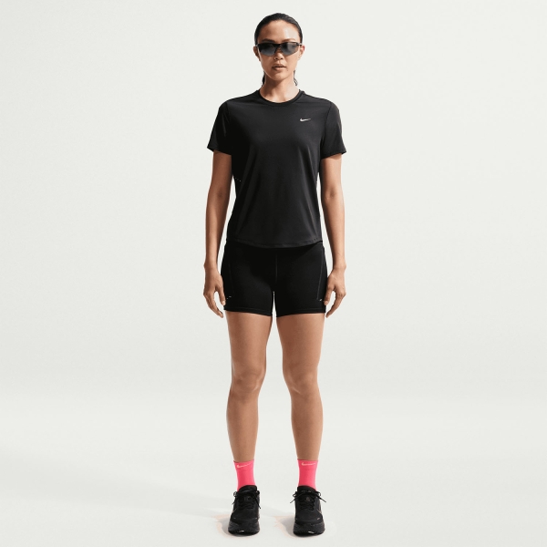 Nike Dri-FIT Swift T-Shirt - Black/Reflective Silver