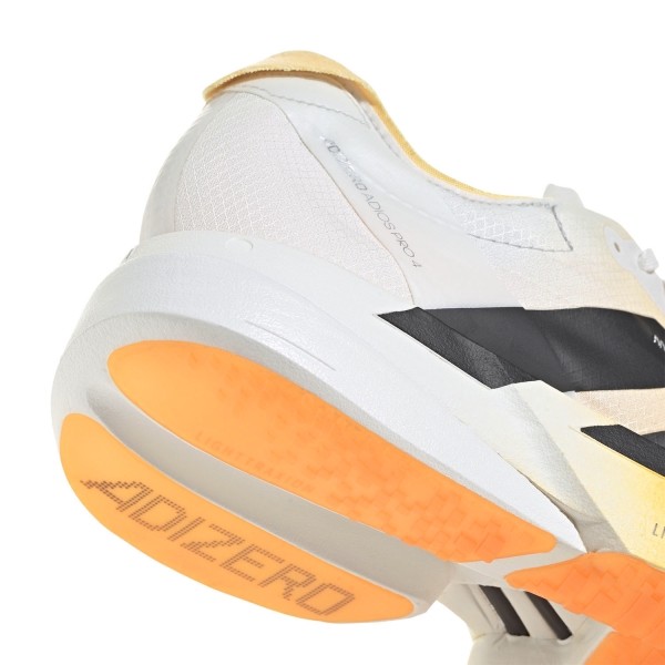 adidas ADIZERO adios Pro 4 - Lucid Tangerine/Core Black/Crystal White