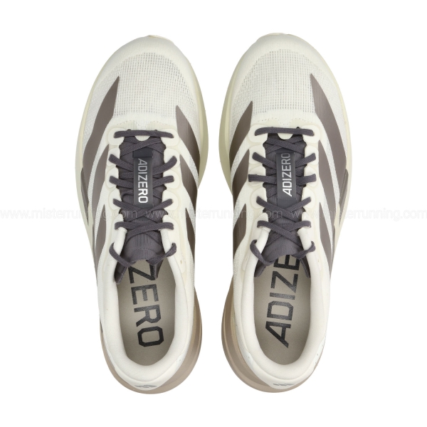 adidas ADIZERO Evo SL - Off White/Aurora Coffee Metallic/Matte Silver