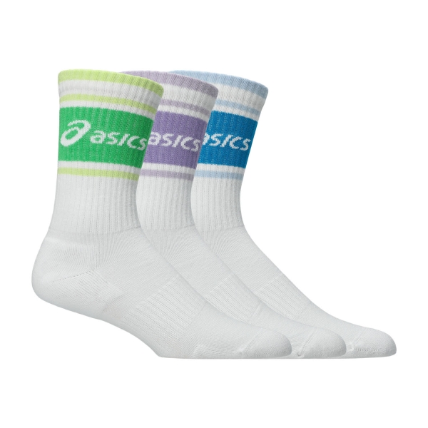 Calcetines ASICS AEG Logo Crew x 3 Calcetines  Illuminate Green/Aegean Blue/Bluebell 3033C295300