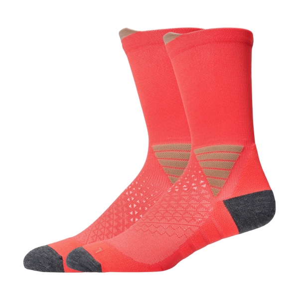 ASICS Fujitrail Crew Socks - Sun Coral