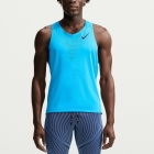 Nike Dri-FIT ADV AeroSwift Canotta - Light Current Blue/Black