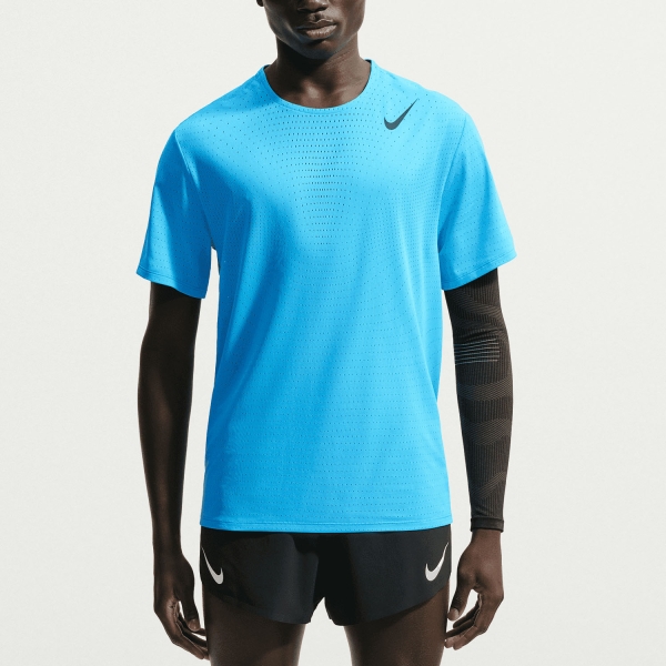 Men's Running T-Shirt Nike Aeroswift TShirt  Light Current Blue/Black HJ3377418