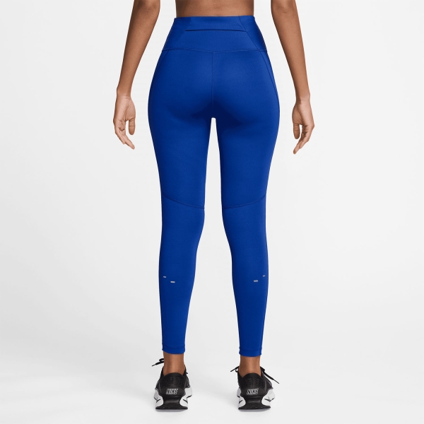 Nike Dri-FIT Tempo Swoosh 7/8 Tights - Old Royal/Reflective Silver/Pink Rise