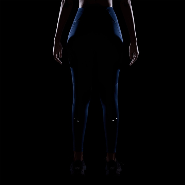 Nike Dri-FIT Tempo Swoosh 7/8 Tights - Old Royal/Reflective Silver/Pink Rise