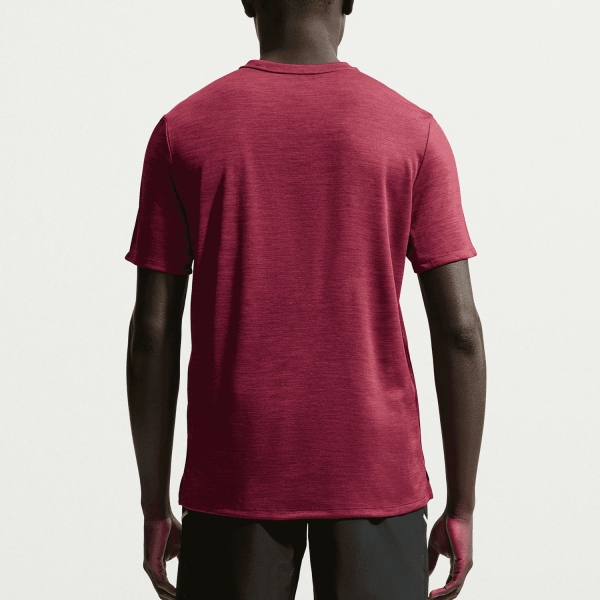 Nike Dri-FIT UV Miler Camiseta - Tough Red/Mystic Dates/Heather/Reflective Silver