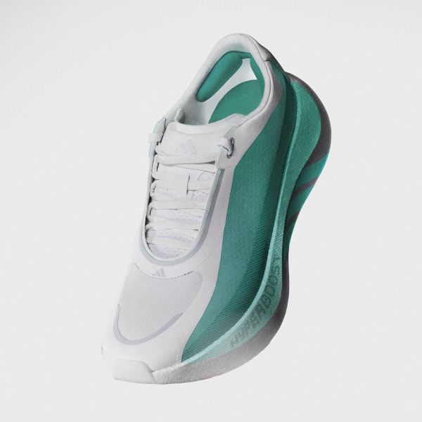 adidas Hyperboost Edge - FTWR White/Equipment Green/Zero Metallic