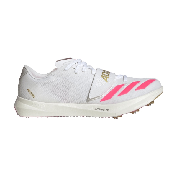 Men's Racing Shoes adidas ADIZERO Triple Jump/Pole Vault WC  FTWR White/Core Black/Gold Metallic KJ9542