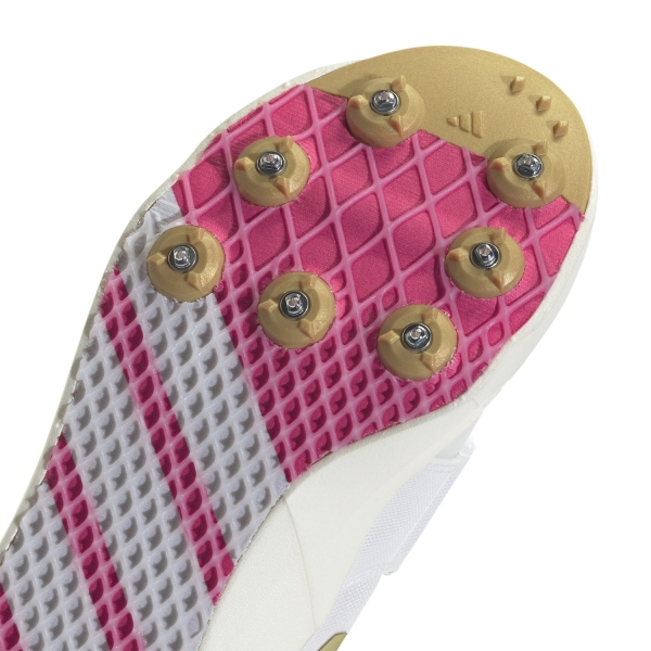 adidas ADIZERO Triple Jump/Pole Vault WC - FTWR White/Core Black/Gold Metallic