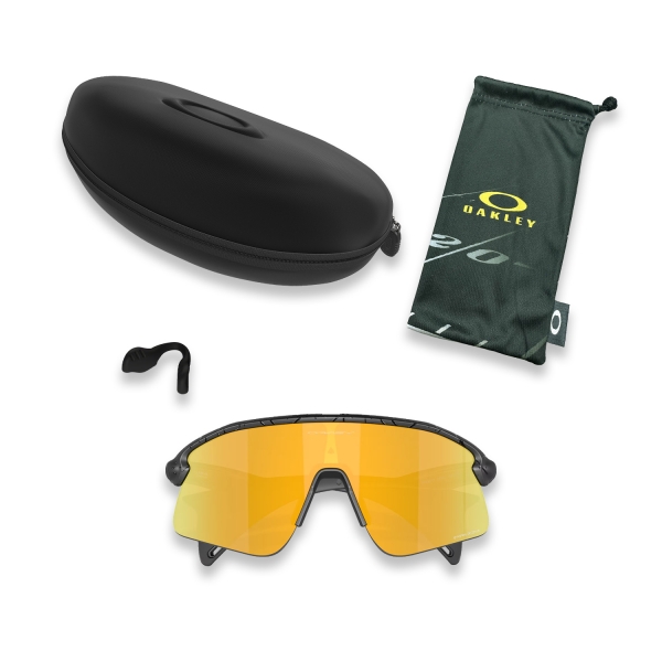 Oakley Stunt Devil Gafas de Sol - Matte Black Splatter/Prizm 24k