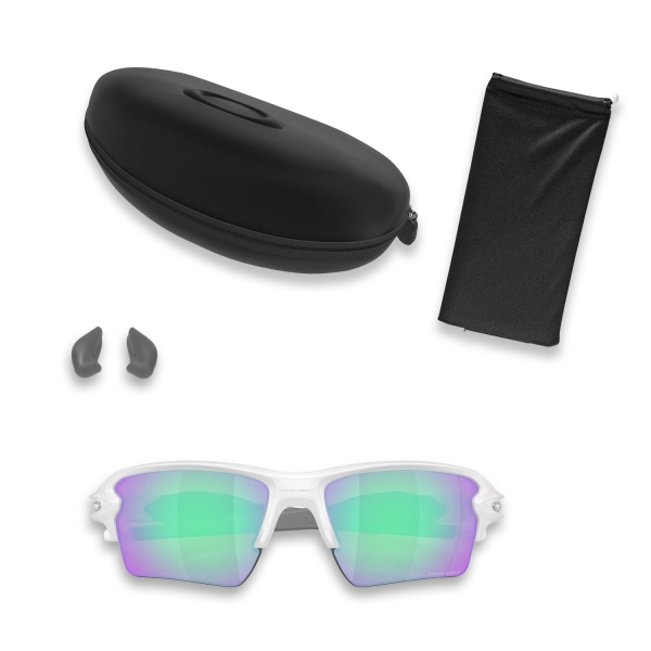 Oakley Flak 2.0 XL Sunglasses - Matte White/Prizm Golf