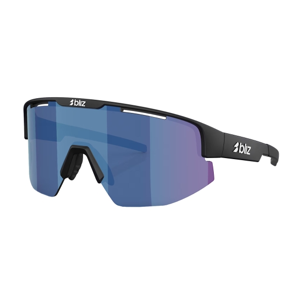 Running Sunglasses Bliz Matrix Small Sunglasses  Matte Black/Smoke/Blue Multi ZB70072530