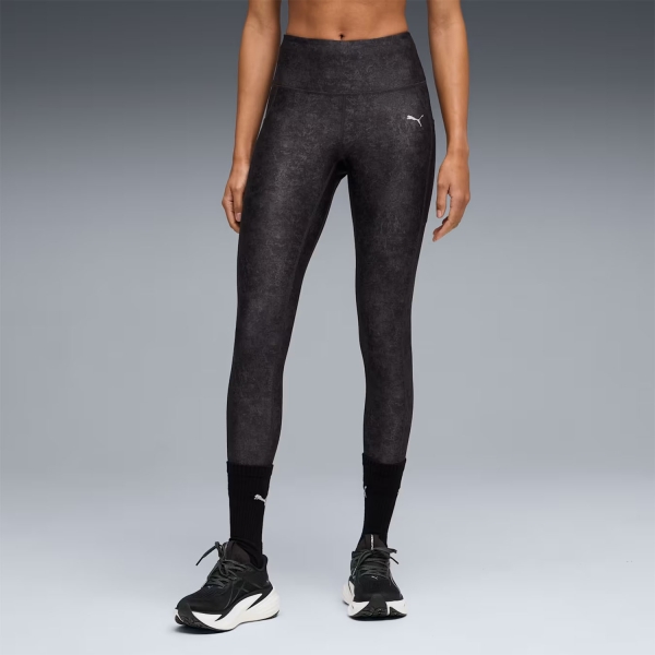 Women's Running Tights Puma Velocity AOP Tights  Black 52841401