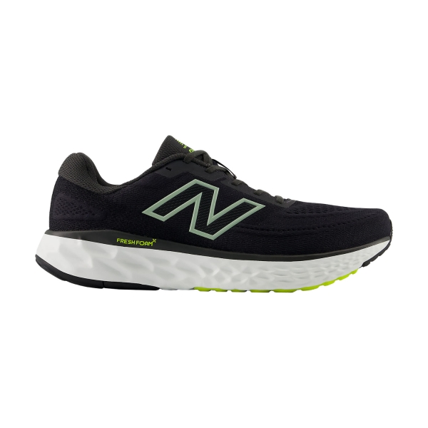 Men's Neutral Running Shoes New Balance Fresh Foam X Evoz v4  Black Cement/Silver Moss/Alkaline Green MEVOZ549