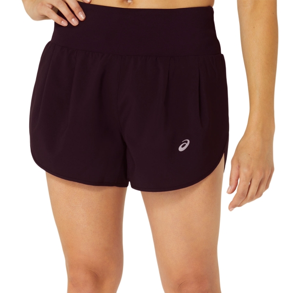 Women's Running Shorts ASICS Road 3.5in Shorts  Dark Aubergine 2012C965502