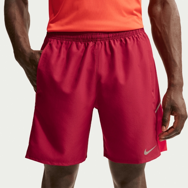 Pantalone cortos Running Hombre Nike DriFIT Miler 7in Shorts  Tough Red/Sport Red/Reflective Silver IF2056608