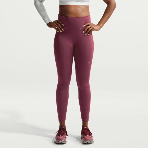 Women's Running Tights Nike DriFIT Tempo 7/8 Tights  Pink Smoke/Reflective Silver HV8170654