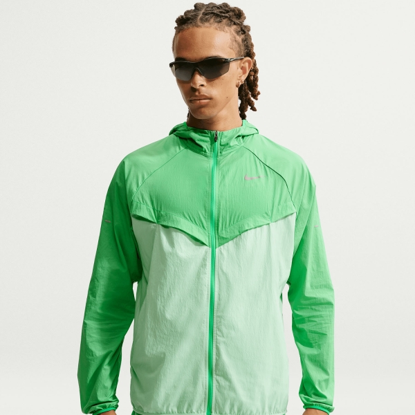Nike Dri-FIT UV Stride Jacket - Green Spark/Cucumber Calm/Reflective Silver