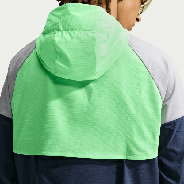 Nike Impossibly Jacket - Midnight Navy/Illusion Green/Wolf Grey