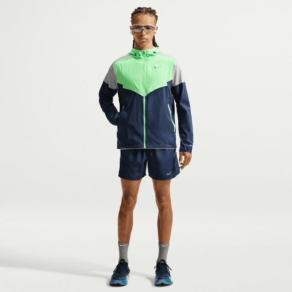 Nike Impossibly Jacket - Midnight Navy/Illusion Green/Wolf Grey