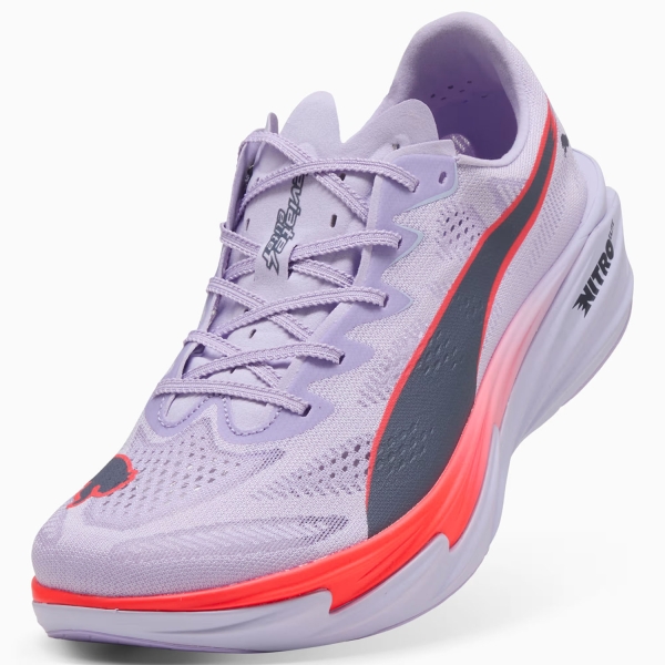Puma Deviate NITRO Elite 4 - Light Lavender/Ultra Red/Inky Depths