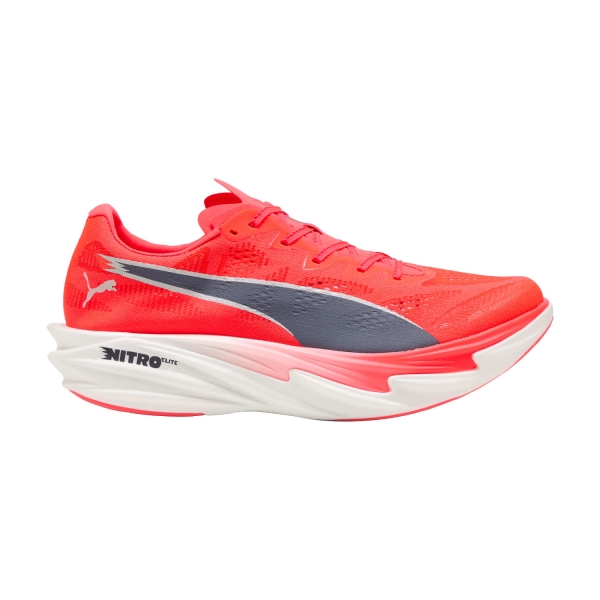 Men's Performance Running Shoes Puma Deviate NITRO Elite 4  Ultra Red/Inky Depths/White 31212707