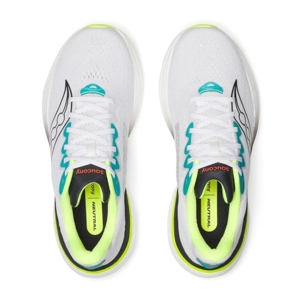 Saucony Ride 19 - White/Citron