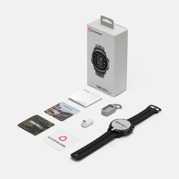 COROS APEX 4 42mm Orologio GPS - Black