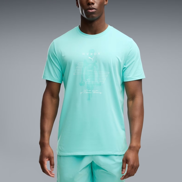  Puma x HYROX CLOUDSPUN TShirt  Intense Mint 52923120