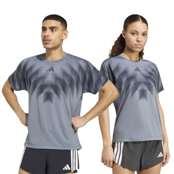 Men's Running T-Shirt adidas ADIZERO Aspyre TShirt  Onix/Night Grey KZ0028