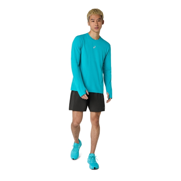 ASICS Road Seamless Maglia - Energy Aqua