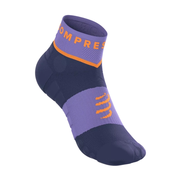 Socks Compressport Ultra Trail Low V2.0 Socks  Aster Purple/Peacoat SLCU4423161