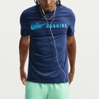 Nike Dri-FIT DNA 2 T-Shirt - Midnight Navy/Light Current Blue