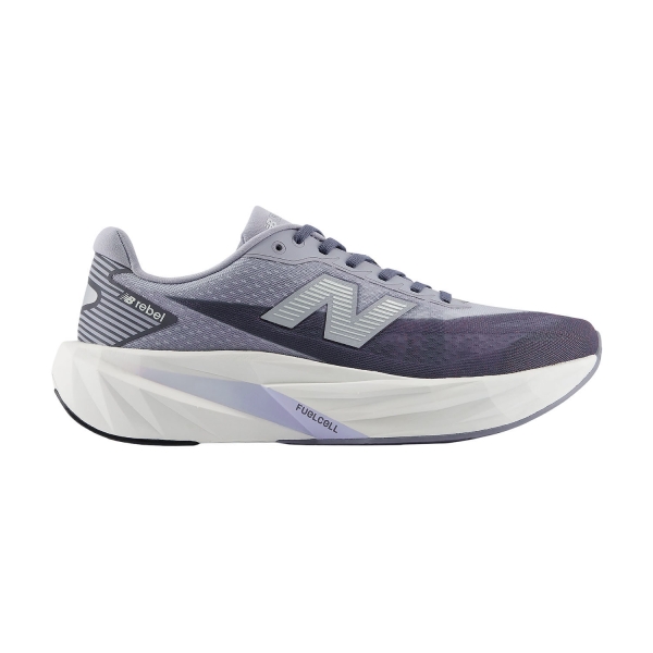 Men's Performance Running Shoes New Balance FuelCell Rebel v5  Digital Mist/Smoked Violet MFCX2JO