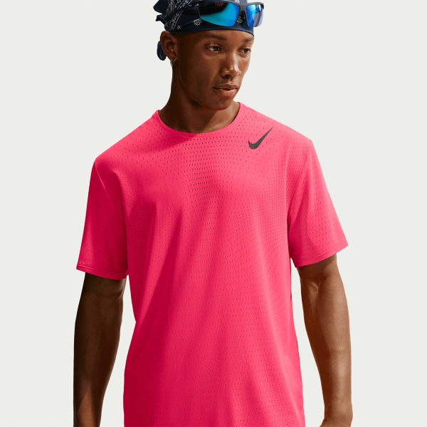 Nike Aeroswift T-Shirt - Fusion Red/Black