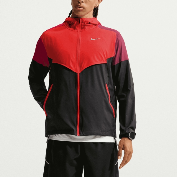Men's Running Jacket Nike Impossibly Jacket  Black/Light Crimson/Tough Red HV6521010