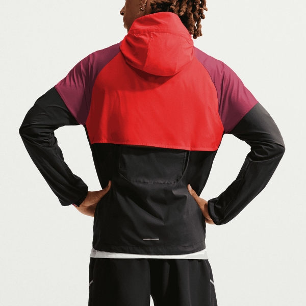 Nike Impossibly Jacket - Black/Light Crimson/Tough Red